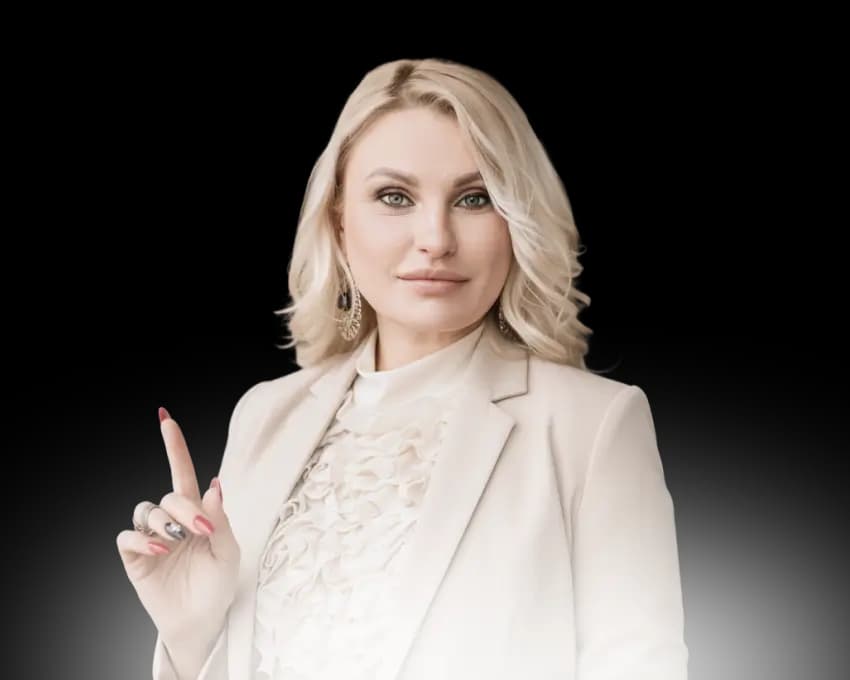 Ольга Терентьева с наградой брокера